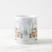 Winter Woodland Forest Animals Kinder Holiday Gift Koffiemok (Center)