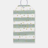 Winter Woodland Forest Favor Gift Label Cadeaulabel (Achterkant)