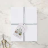 Winter Woodland Forest Vrolijk Kerstfeest Cadeaulabel (Met Touw)