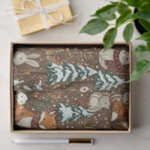 Winter Woodland Friends – Cute Animals (4) Tissuepapier (Geschenk)