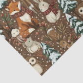 Winter Woodland Friends – Cute Animals (4) Tissuepapier (Detail)