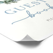 Winter Woodland Guest Book Sign Poster (Hoek)