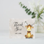 Winter Woodland - Hartelijk dank Bedankkaart (Staand voorkant)