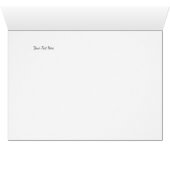 Winter Woodland Holiday Weddenschap Hartelijk dank (Binenzijde Horizontaal (Onderkant))