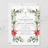 Winter Woodland Kerstmis Bevestiging Kaart (Voorkant)