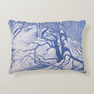 Winter Woodland nabij Courcheval 2008 Decoratief Kussen