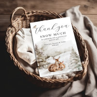 Winter Woodland Oh Herten Thema Baby Jongen Douche