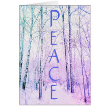 WINTER WOODLAND PEACE KAART