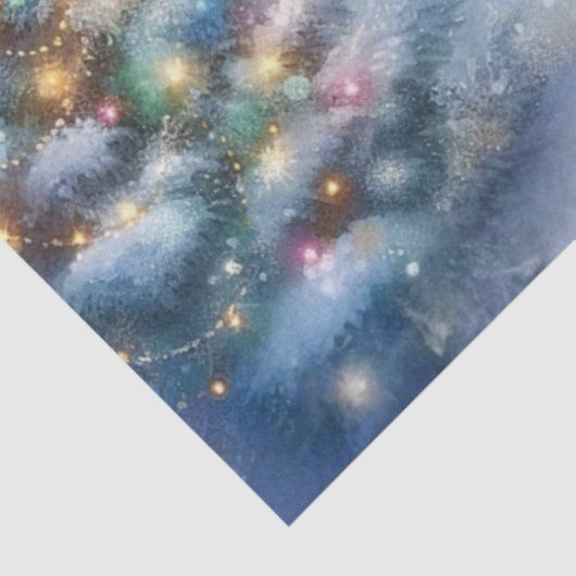 Winter Woodland Polar Beer Sled Crafting Decoupage Tissuepapier (Detail)