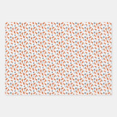 Winter Woodland rustieke kerst dier Inpakpapier Vel (Voorkant 2)