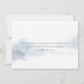 Winter Woodland Scene Fox bedankt (Achterkant)