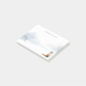 Winter Woodland Scene Fox Post-it® Notes (Schuin)