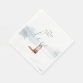 Winter Woodland Scene Fox Servet (Hoek)