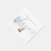 Winter Woodland Scene Hare Kerstfeestdag Servet (Hoek)