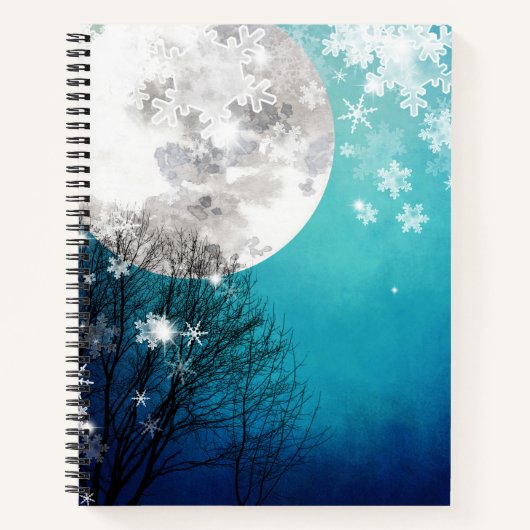 Winter Woodland Sketch Book Notitieboek (Voorkant)