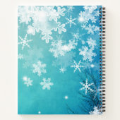 Winter Woodland Sketch Book Notitieboek (Achterkant)