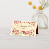 Winter Woodland Sleeping Fox Kerstmis Plaatskaartje (Voorkant)