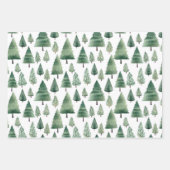 Winter Woodland Teddy Bear Baby shower Inpakpapier Vel (Voorkant)