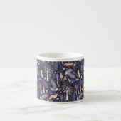 Winter Woodland Violet/Gold ID785 Espresso Kop (Voorkant)
