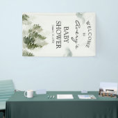 Winter Woodland Welcome Sign Banner (Beurs)