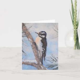 Winter Woodpecker Fine Art Alle gelegenheden Kaart