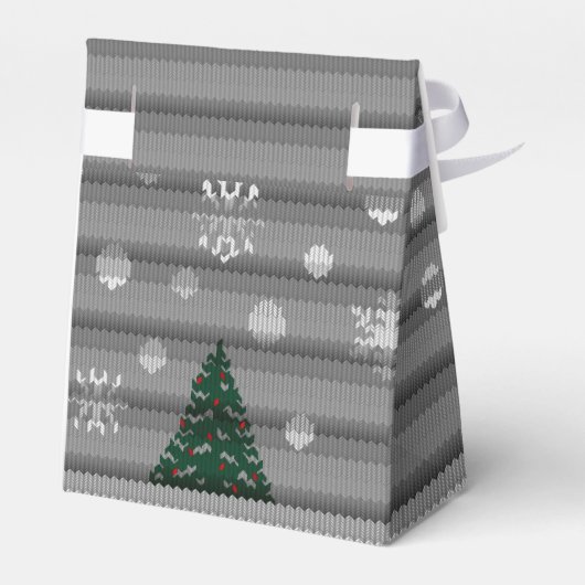 Winter Wool Gift Box Personalized Holiday Boxes Bedankdoosjes (Achterkant)