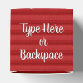 Winter Wool Gift Box Personalized Holiday Boxes Bedankdoosjes (Bovenkant)