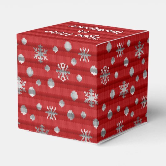 Winter Wool Gift Box Personalized Holiday Boxes Bedankdoosjes (Achterkant)