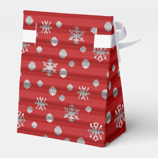 Winter Wool Gift Box Personalized Holiday Boxes Bedankdoosjes (Achterkant)