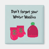 Winter Woolies - Mittens en Toque Magneet (Voorkant)