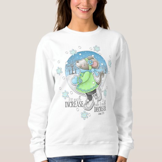 Winter Workout Mouse Sweatshirt (Voorkant)