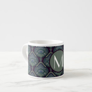 Winter Woud - Gevederde Paisley Espresso Kop
