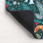 Winter Woud Teal/Goud ID785 Muismat (Hoek)
