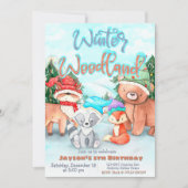 Winter Woudlands - Alle Leeftijden  Kaart (Voorkant)