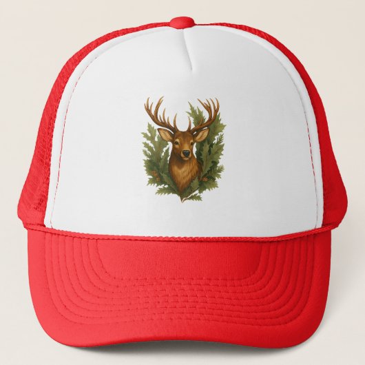 Winter Woudpracht Trucker Pet (Voorkant)