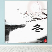 Winter Wrapped Canvas (Insitu (Houten vloer))