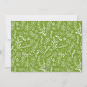 Winter Wreater Monogram Holiday Fotokaart | Groen Feestdagenkaart (Achterkant)