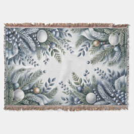 Winter Wreath Christmas Deken