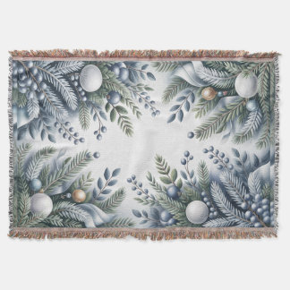 Winter Wreath Christmas Deken