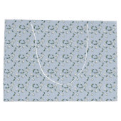 Winter Wreath Gift Bag Groot Cadeauzakje (Achterkant)