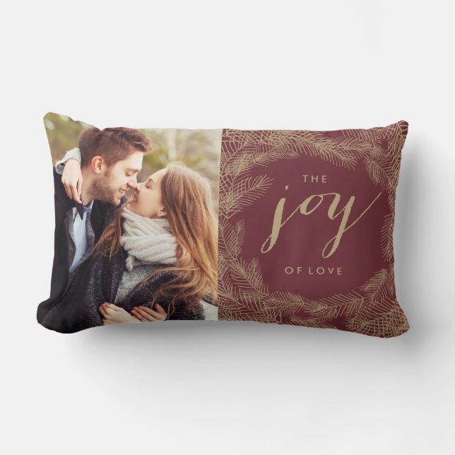WINTER WREATH | JOY STYLISH HOLIDAY PILLOW KUSSEN (Voorkant)