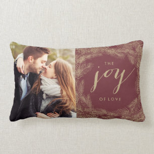 WINTER WREATH   JOY STYLISH HOLIDAY PILLOW KUSSEN