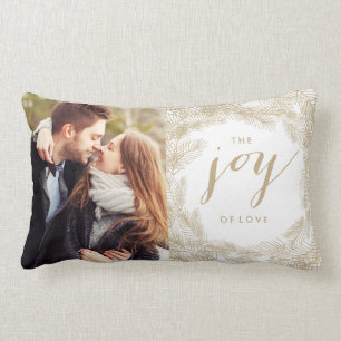 WINTER WREATH   JOY STYLISH HOLIDAY PILLOW KUSSEN