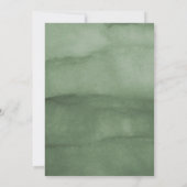 Winter Wreath Poinsettia & Bird Kerstmis Kaart (Achterkant)