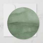 Winter Wreath Poinsettia & Bird Kerstmis Kaart (Achterkant)