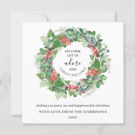 Winter Wreatour laten ons zijn kerstkaart aanprijz