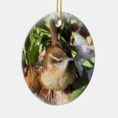 Winter Wren Keramisch Ornament (Rechts)
