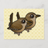 Winter Wren Pair Briefkaart (Voorkant)