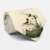 Winter Wren, Rock Wren, Audubon's Birds of America Stropdas (Opgerold)