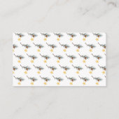 Winter X'mas Tree Tractor Bear Books Baby Shower Informatiekaartje (Achterkant)